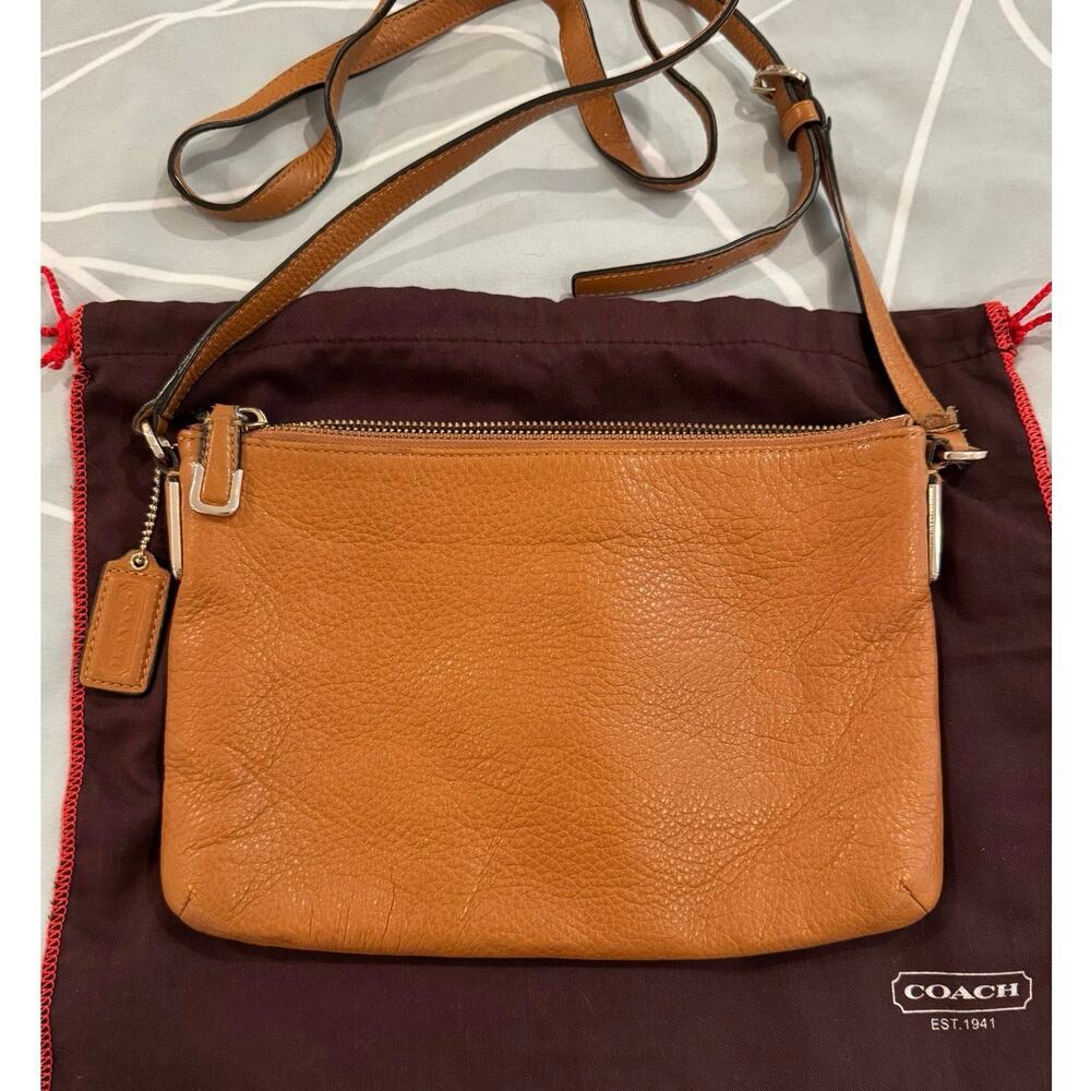Coach Madison Leather Crossbody Purse - Picture 6 of 9